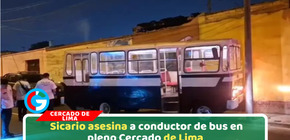 Asesinan a chofer de El Moradito en ataque armado en Cercado de Lima