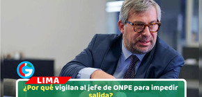 Policía activa alerta para evitar salida del jefe de ONPE