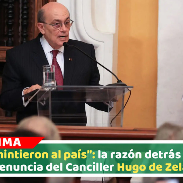 Renuncia Hugo de Zela: acusa a Balcázar de mentir en el tema de aviones de Combate F-16