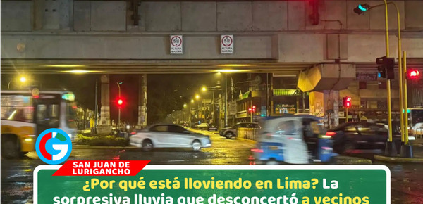 Lluvia ligera sorprende a Lima y activa alerta en distritos del este