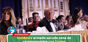 Trump evacuado tras disparos en cena de corresponsales