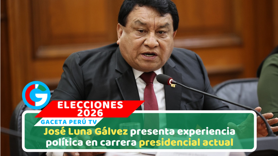 José Luna Gálvez lidera Podemos Perú rumbo a elecciones 2026