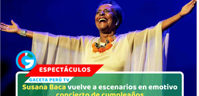 Susana Baca vuelve a escenarios en emotivo concierto de cumpleaños