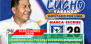 Candidato Luis Yaranga propone reformas clave para empleo, educación y transporte
