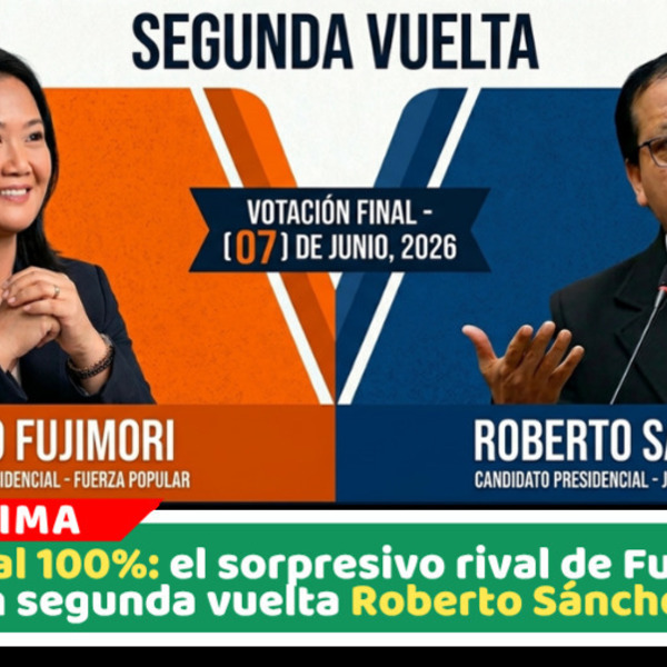 Resultados ONPE al 100%: Fujimori y Sánchez a segunda vuelta