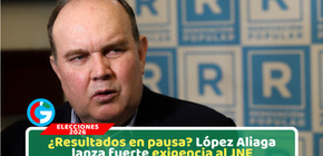 López Aliaga pide al JNE no publicar resultados sin auditoría