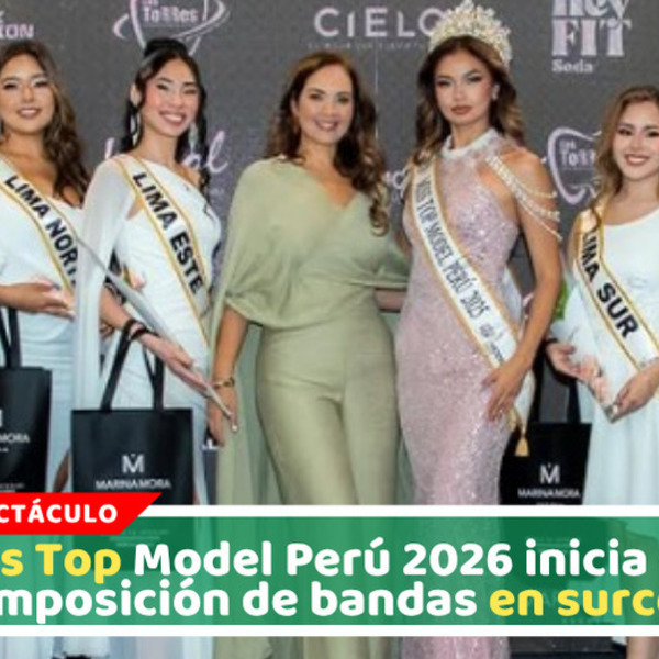 Miss top model perú realizó imposición de bandas a candidatas que avanzan a la etapa preliminar