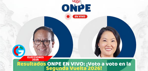 Resultados ONPE EN VIVO: ¡Voto a voto en la Segunda Vuelta 2026!