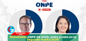 Resultados ONPE EN VIVO: ¡Voto a voto en la Segunda Vuelta 2026!