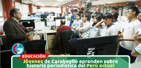 Escolares de Carabayllo recorren redacciones de El Peruano y Andina