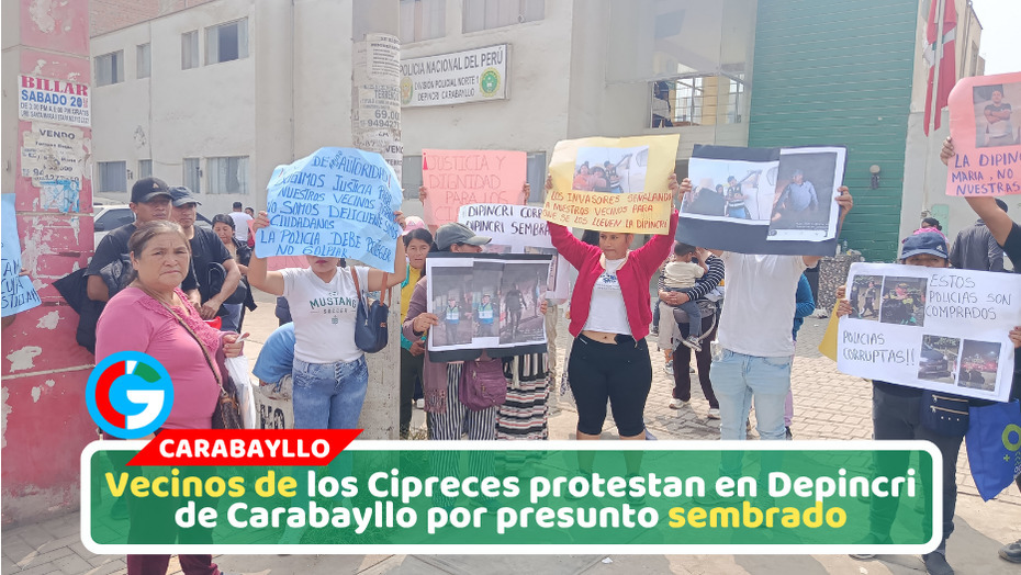 Pobladores de las Lomas de Carabayllo denuncian detenciones arbitrarias de familiares