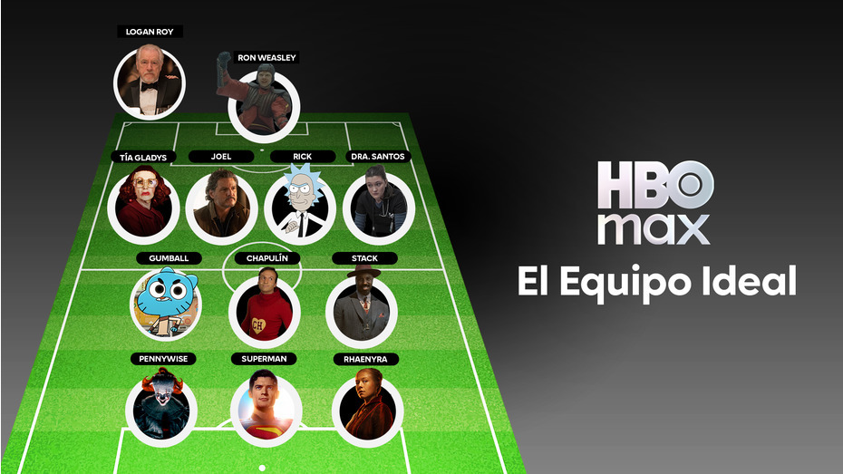 HBO MAX presenta su equipo ideal para el mundial de fútbol