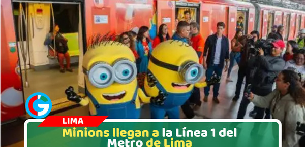 Minions llegan a la Línea 1 del Metro de Lima