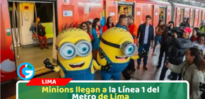 Minions llegan a la Línea 1 del Metro de Lima