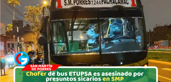 Asesinan a balazos a conductor de empresa de transportes ETUPSA