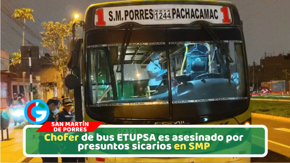 Asesinan a balazos a conductor de empresa de transportes ETUPSA