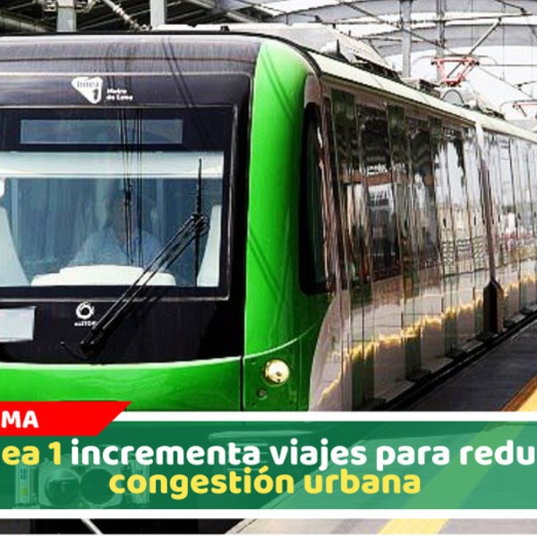 Línea 1 incrementa viajes para reducir congestión urbana