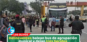 Tres heridos tras ataque armado contra bus de músicos en Los Olivos