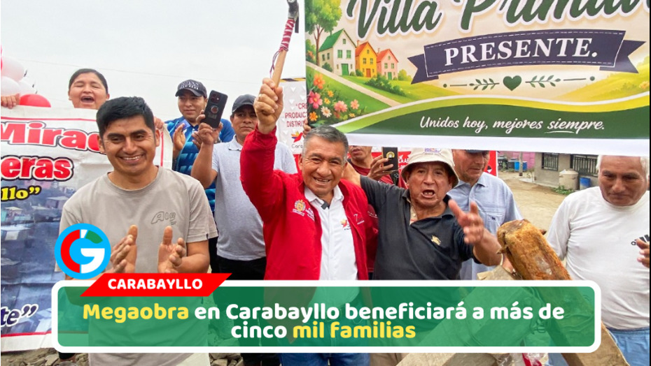 Alcalde Pablo Mendoza ejecuta mayor obra de muros en Carabayllo