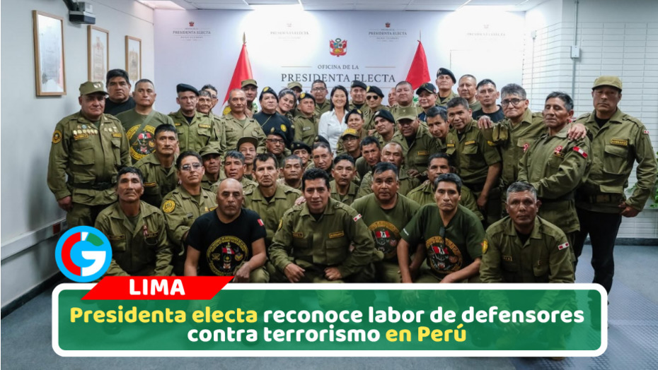 Keiko Fujimori reafirma apoyo a excombatientes en reunión oficial