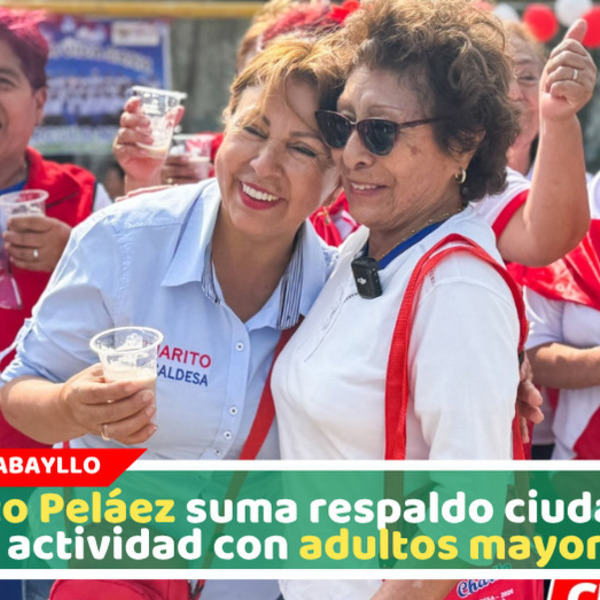 Adultos mayores de Tungasuca respaldan candidatura de Charito Peláez