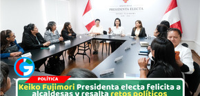 Keiko Fujimori destaca dificultades de mujeres en política peruana