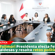 Keiko Fujimori destaca dificultades de mujeres en política peruana