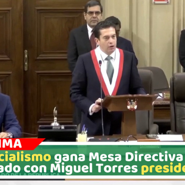 Oficialismo gana Mesa Directiva del Senado con Miguel Torres presidente