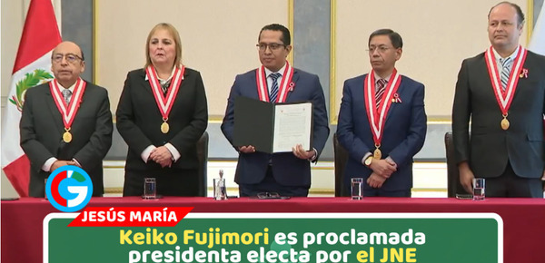 JNE oficializó la victoria presidencial de Keiko Fujimori en comicios