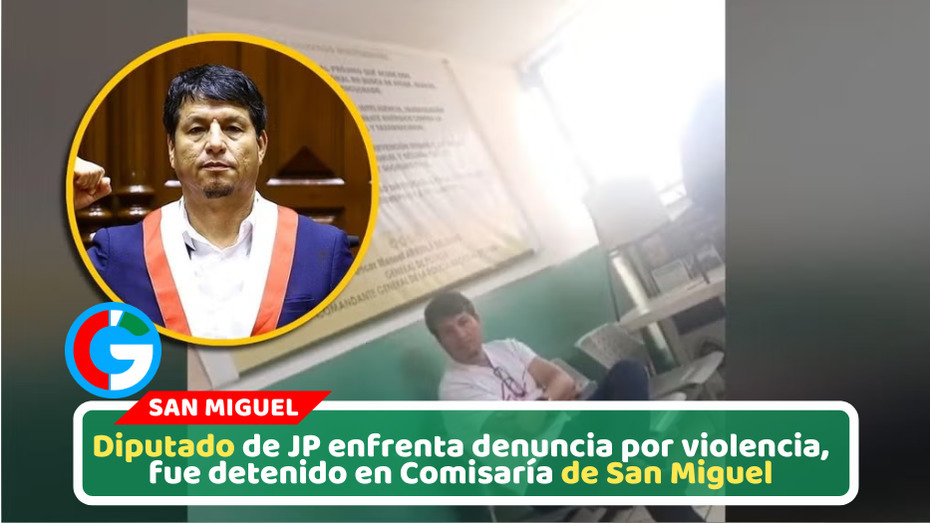 Diputado Julián Pérez permanece en comisaría por presunta agresión