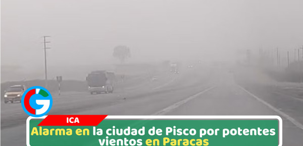 El Senamhi reporta vientos en Paracas de 42 km/h en Pisco