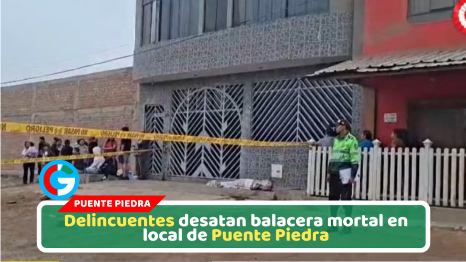 Un hombre muere tras balacera en reunión social en Zapallal Puente Piedra