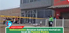 Un hombre muere tras balacera en reunión social en Zapallal Puente Piedra