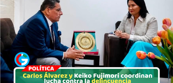 Keiko Fujimori recibe a Carlos Álvarez para evaluar propuestas de seguridad