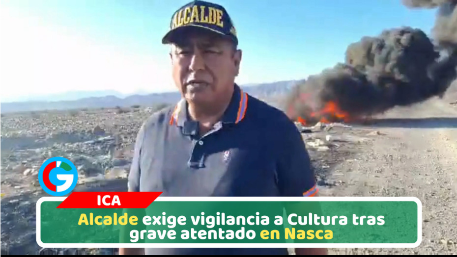 Desconocidos queman llantas en zona protegida de líneas de Nasca