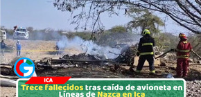 Avioneta cae en Nazca y deja trece muertos confirmados en Ica