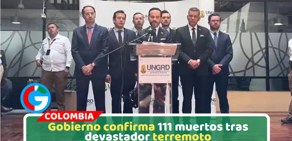 Presidente de Colombia: Terremoto deja 111 muertos y 87 heridos