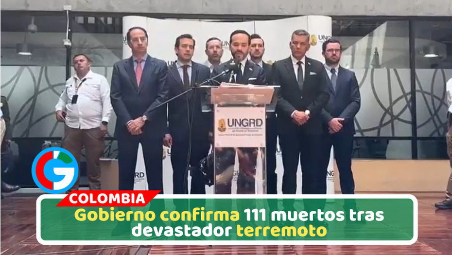 Presidente de Colombia: Terremoto deja 111 muertos y 87 heridos