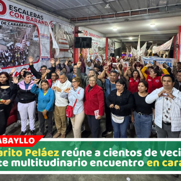 Cientos de vecinos respaldan a Charito Peláez rumbo a al 4 de octubre