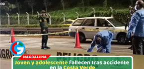 Dos personas mueren tras despiste de motocicleta en Magdalena