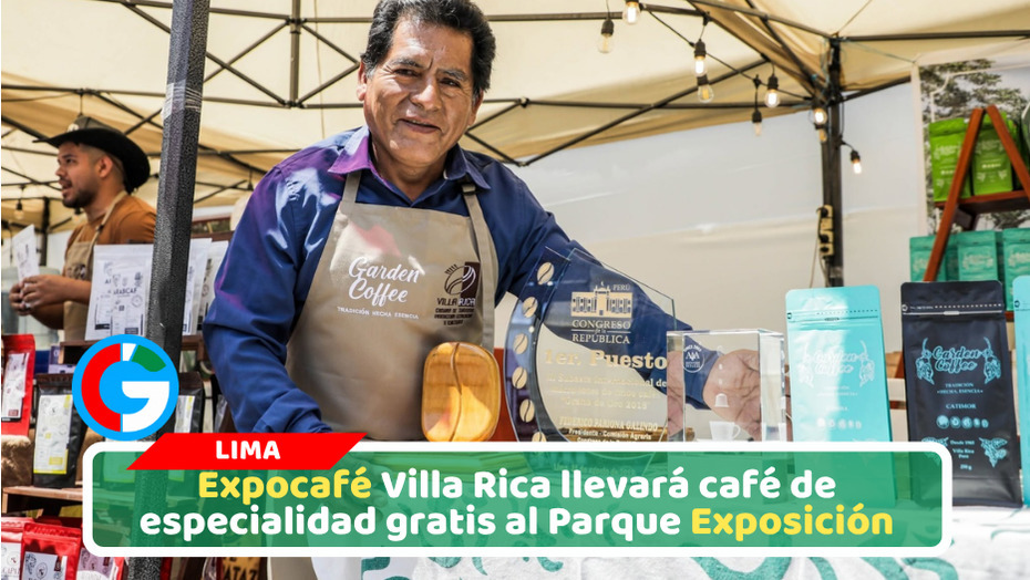Expocafé Villa Rica regalará 3 mil vasos de café y 400 plantas en Lima