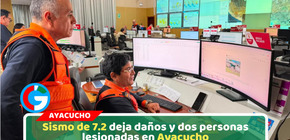 Terremoto de 7.2 en Ayacucho afecta viviendas y establecimientos de salud.