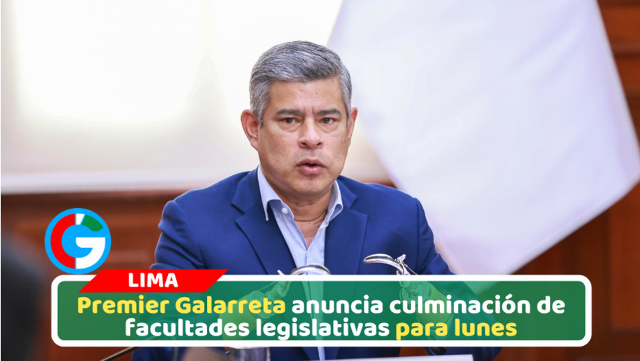 Gobierno culminará pedido de facultades legislativas este lunes 24