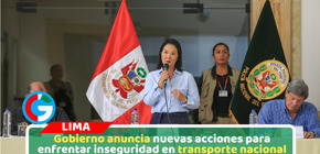 Fujimori anuncia medidas contra inseguridad tras reunión con transportistas