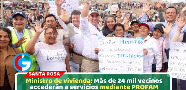 Proyecto PROFAM avanza para llevar agua potable a Santa Rosa