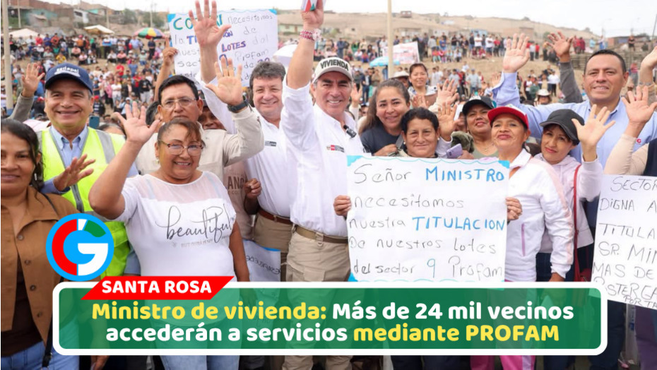 Proyecto PROFAM avanza para llevar agua potable a Santa Rosa