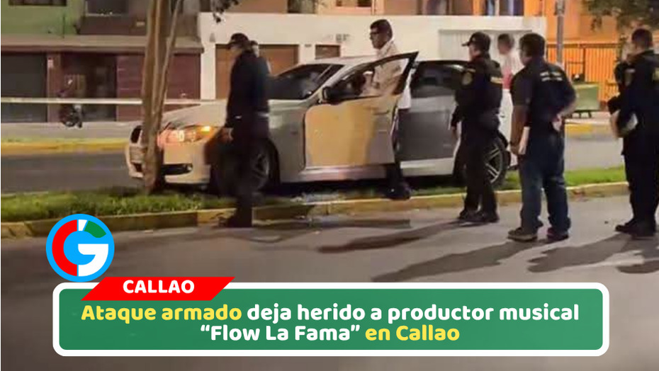 Productor musical Flow La Fama resulta herido tras ataque armado