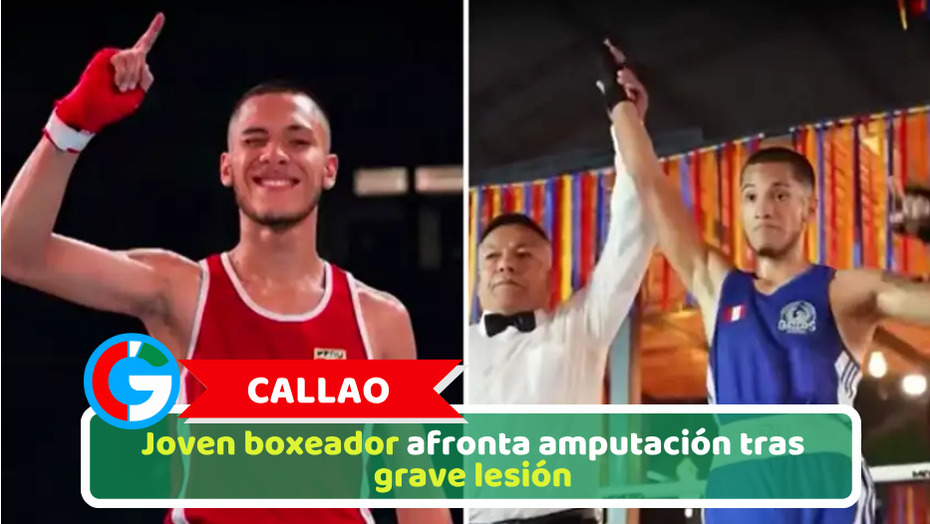 Callao: Joven boxeador afronta amputación tras grave lesión