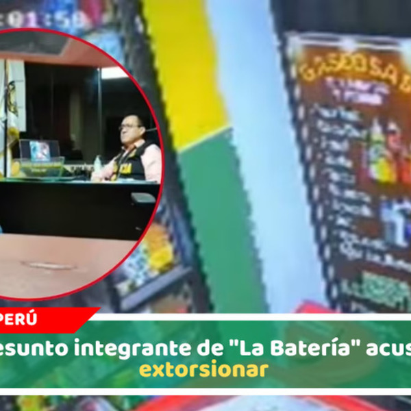 Cae presunto integrante de "La Batería" acusado de extorsionar negocios en SJL