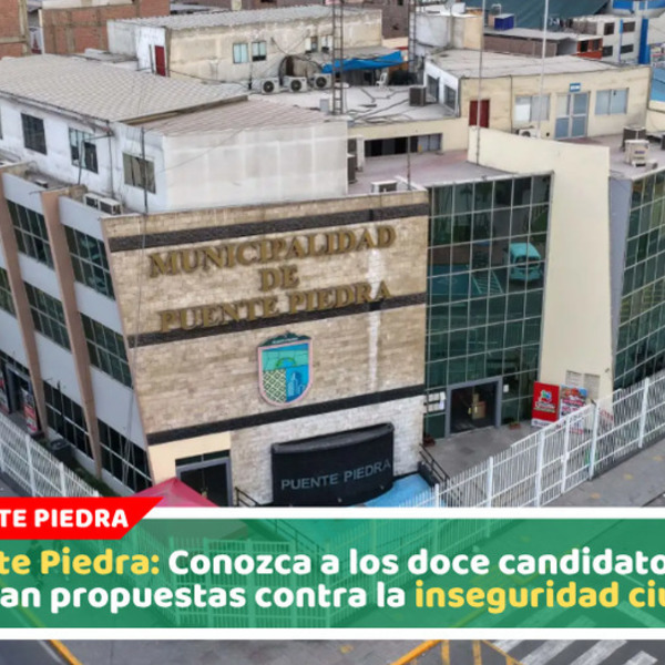 Puente Piedra: doce candidatos presentan propuestas contra la inseguridad ciudadana